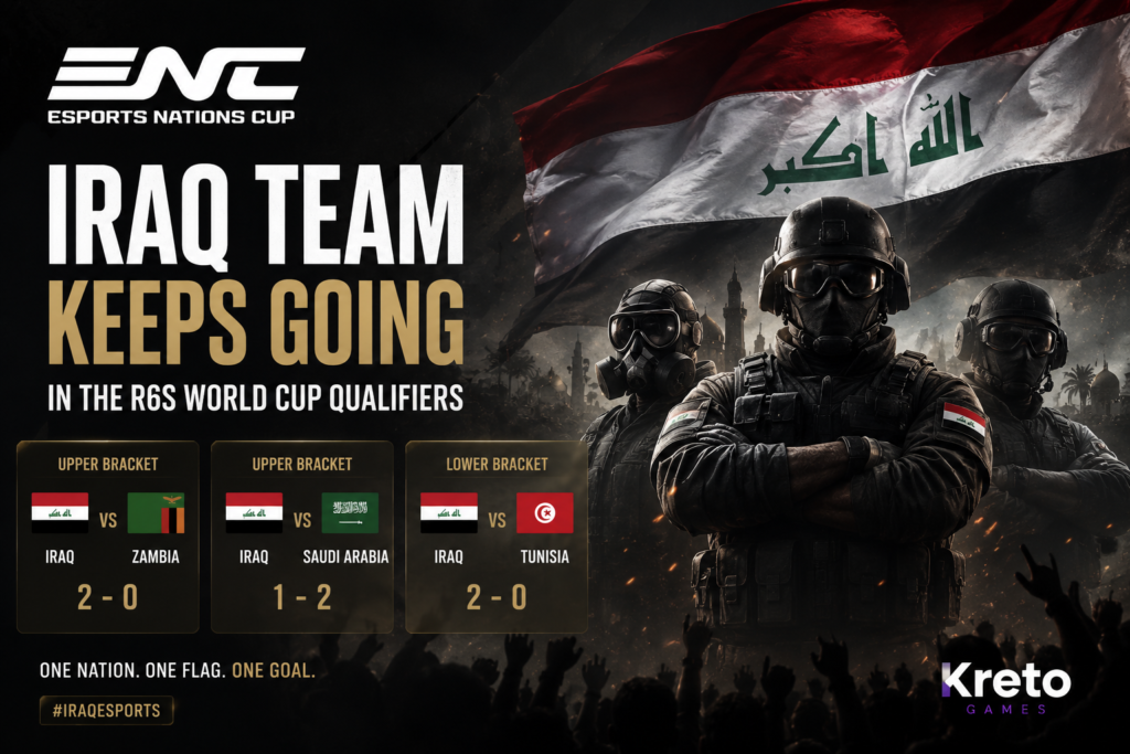 Iraqi National Team Continues Its Journey in the ENC Rainbow Six Siege World Cup Qualifiers