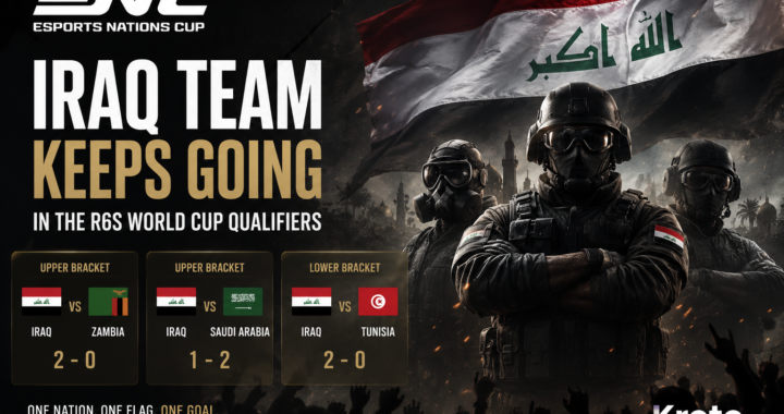 Iraqi National Team Continues Its Journey in the ENC Rainbow Six Siege World Cup Qualifiers